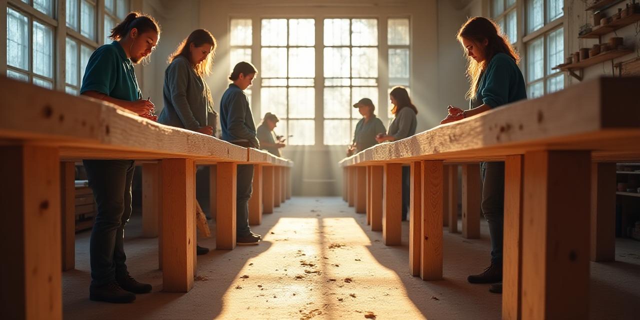 Trearbeidskurs i full gang hos EosCraft